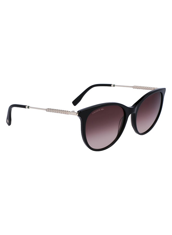 LACOSTE - Women's Oval Sunglasses - L993S-001-5417 - Lens Size: 54 Mm - Image 1