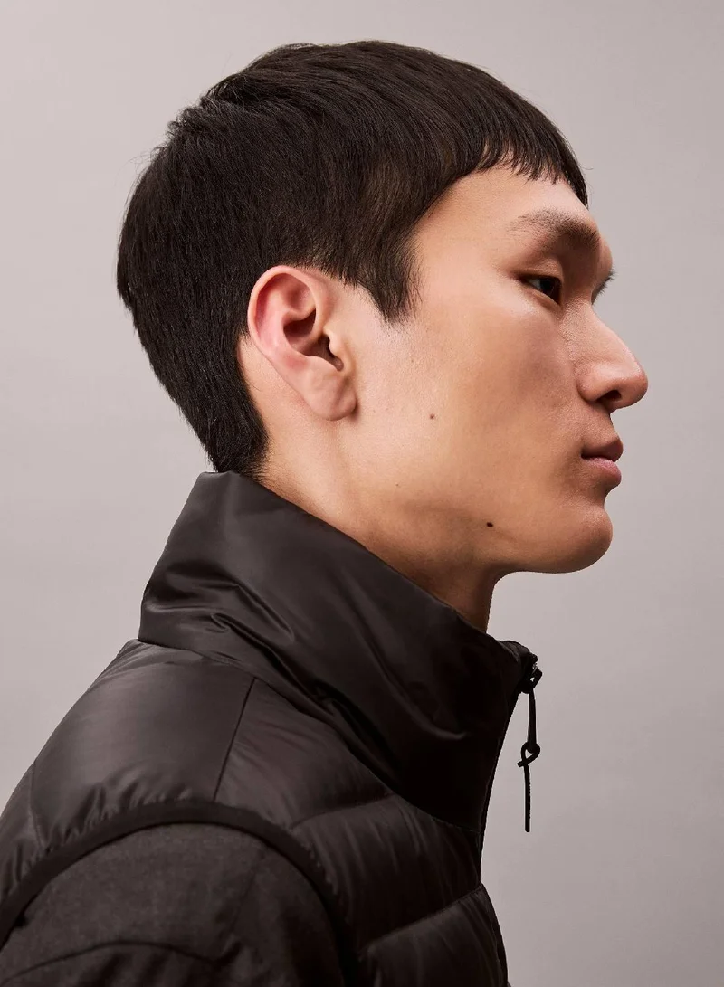 CALVIN KLEIN Black Nylon Puffer Vest for Men | Best Price UAE
