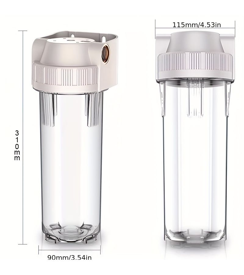 Heavy Duty 10 Inch Whole House Water Filter 0.01 Micron Ultrafiltration System Brass Ports - Image 3