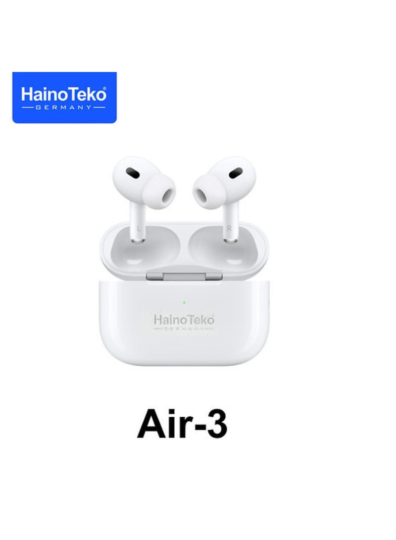 HainoTeko Haino Teko Germany Air 3 Wireless Bluetooth Earphones – High-Quality Sound, Noise Isolation, and Long Battery Life | True Wireless Earbuds for Mobiles and Tablets - Image 1