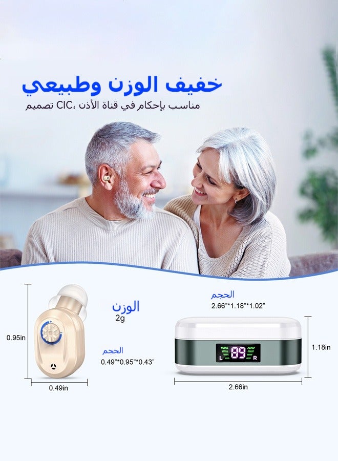 Kfcop Hearing Aids Rechargeable Devices for Old People Mini Sound Amplifier Device - Image 3