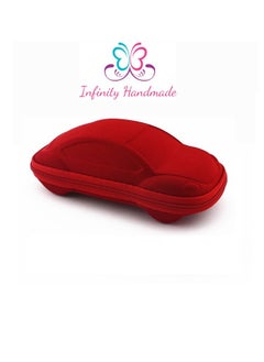 Generic Children Glasses Case, for Kids Boys Girls Car Shape Lightweight Glasses Box Vintage Portable Zipper Glasses Case,Exclusive from Seller INFINITYHANDMADE Only  - Image 2