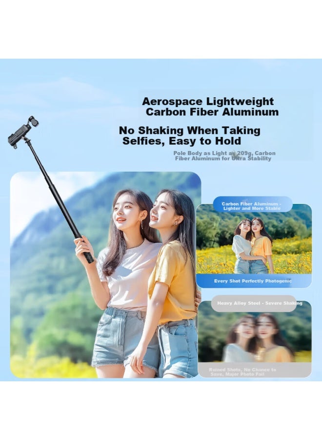 Youfes Dji Pocket 3 Selfie Stick Handheld Tripod Extension Rod Mobile Phone Floor Tripod Dji Action Camera Handheld Gimbal Stabilizer Extension Rod Accessory - Image 3