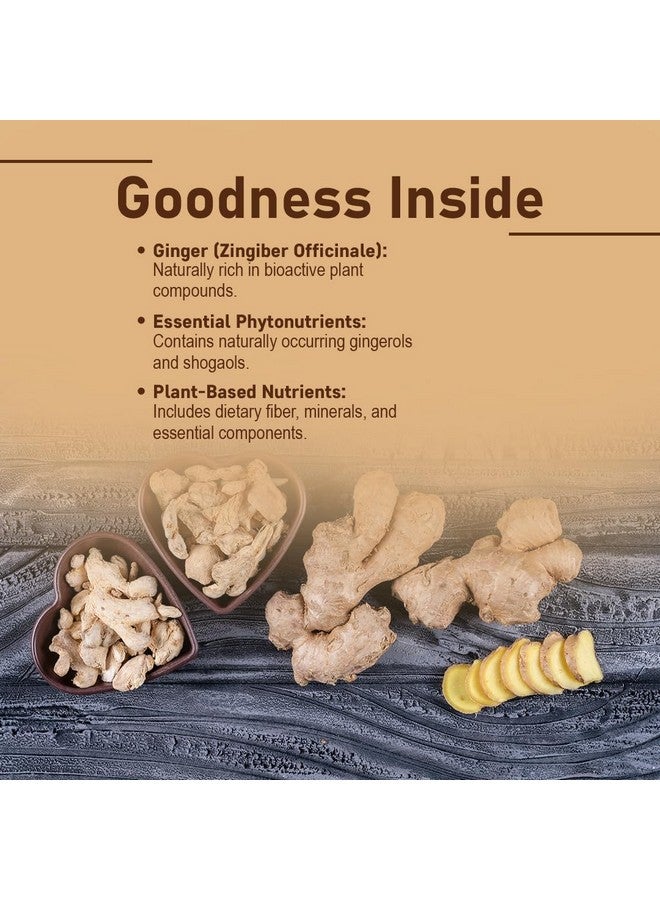 minature mi nature Ginger Tablets 90 Tablets (Zingiber officinale) | Sonth | 90 Tablets 45 Days Supply - Image 3