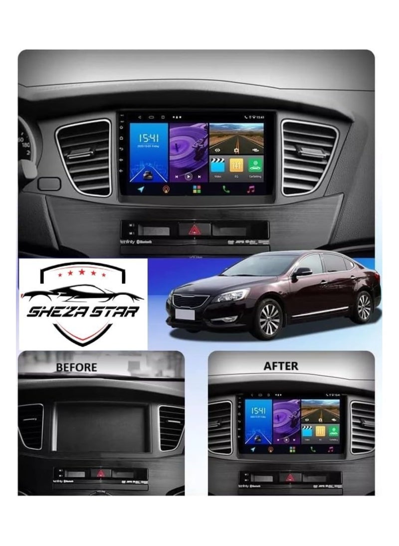 SHEZA STAR Android Car Stereo for Kia Cadenza 2011-2012 K7 1GB RAM 32GB ROM Mirror Link Wi-Fi BT, Radio GPS Navigation, 9 Inch IPS.QLED Touch Screen with AHD Camera Included  - Image 2