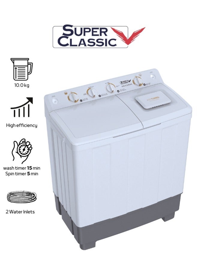 SUPER CLASSIC Washing machine twin tubs Super Classic 10 KG, SPWM-10KG - Image 1