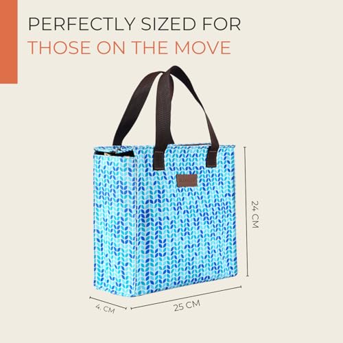 HAMELIN Lunch Bag for Office | Leakproof Tiffin Box Bag for Office, School & Travel | Lunch Box Bags for Men, Women & Kids | Stylish Lunch Bags for Boys & Girls|Tiffin Bag for Travel | May Night - Image 5