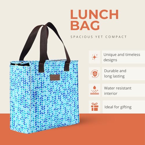 HAMELIN Lunch Bag for Office | Leakproof Tiffin Box Bag for Office, School & Travel | Lunch Box Bags for Men, Women & Kids | Stylish Lunch Bags for Boys & Girls|Tiffin Bag for Travel | May Night - Image 2