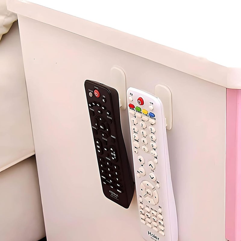 FASHOLIC Plastic Sticky Hook to Hang Ac Or Tv Remotes Space Organise Stick On Tiles Wall Or Door Or Cabinet Or Trolley Modern 4 - Image 3