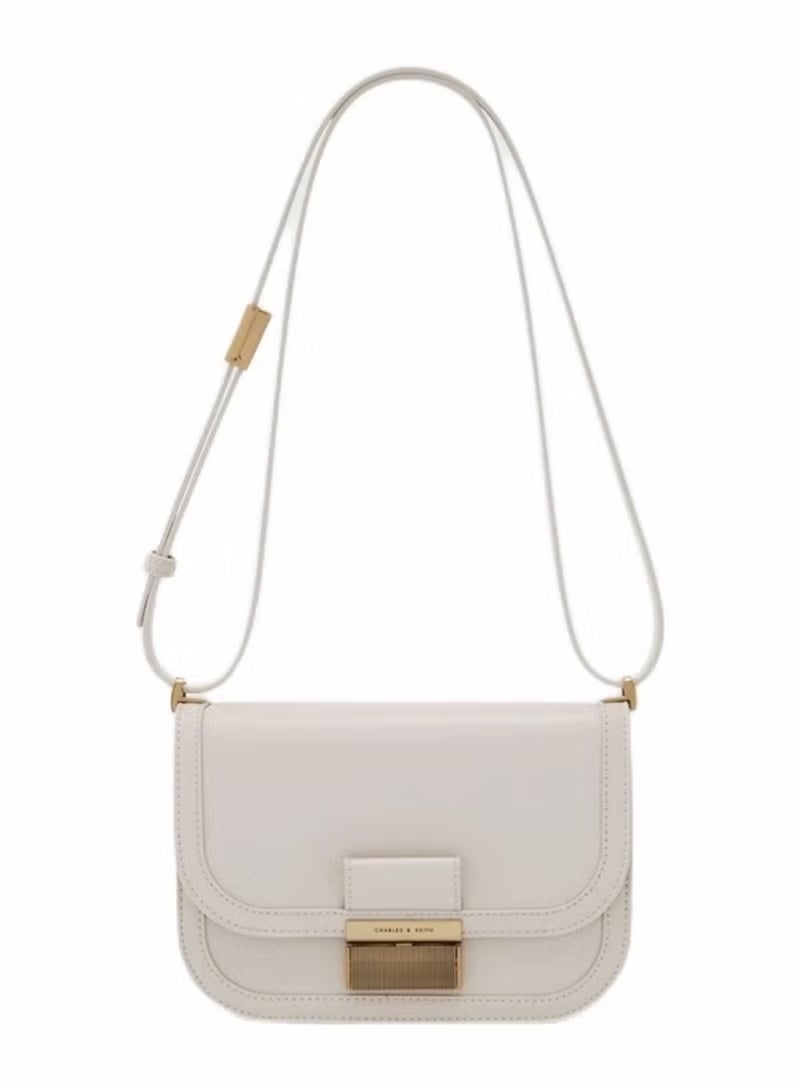 Charles & Keith Charlot Canvas Crossbody Bag - Image 1