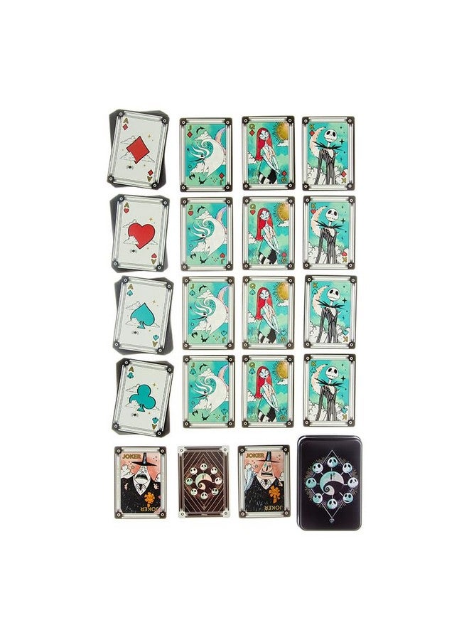Paladone Paladone Nightmare Before Christmas Playing Cards in Collectable Tin - Officially Licensed Disney Merchandise, Standard Deck of 52 Cards with Character Illustrations, Gift for Jack Skellington Fans - Image 3
