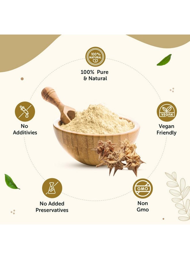 Neuherbs Gokshura Powder (100g Pack of 1) Natural Herb For Men | To Promote Energy & Strength | No Added Preservative or Additives | Tribulus Terrestris - Image 4