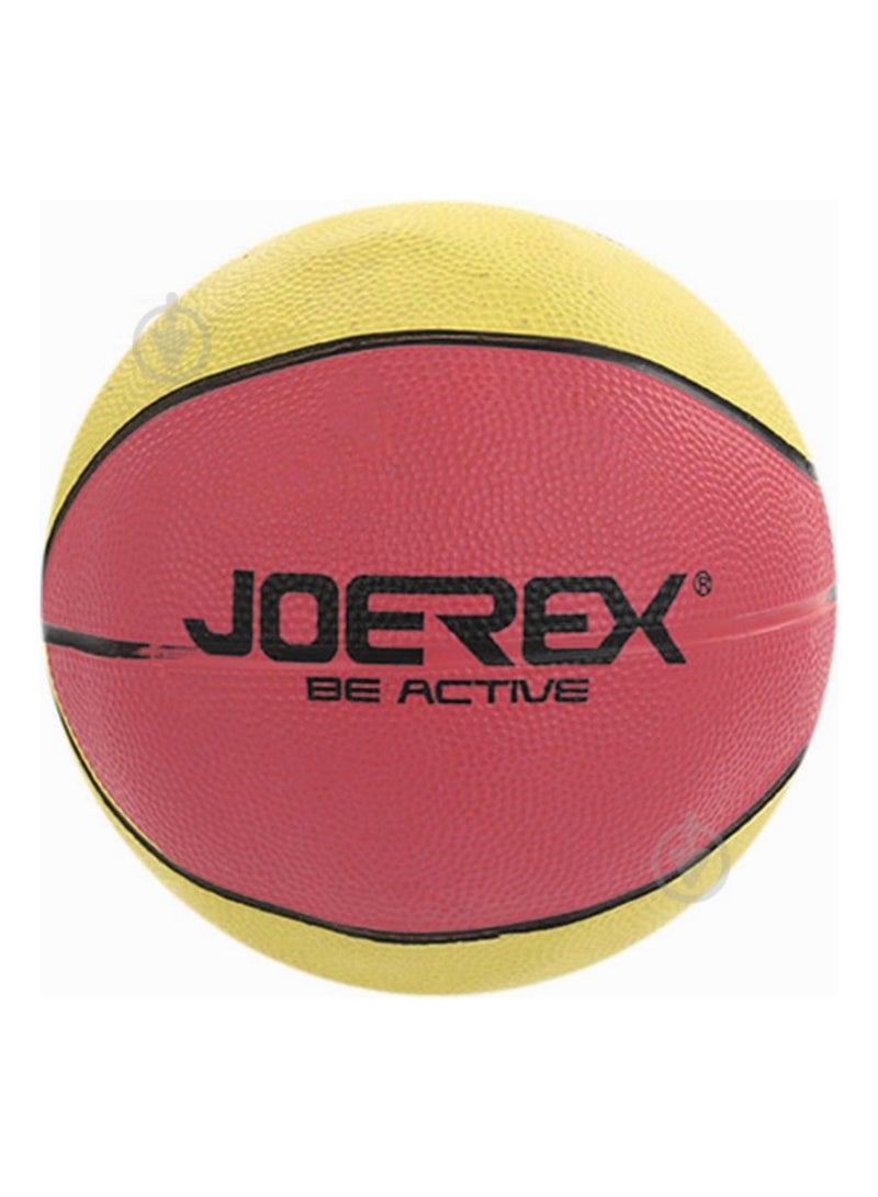 جوريكس كرة سلة مطاطية بمقاس 17 × 17 × 17 سم للأطفال والأولاد والبنات، شكل وألوان كرتونية جميلة، كرة سلة مطاطية للمتعة والتدريب في الأماكن المغلقة أو الهواء الطلق - Image 3