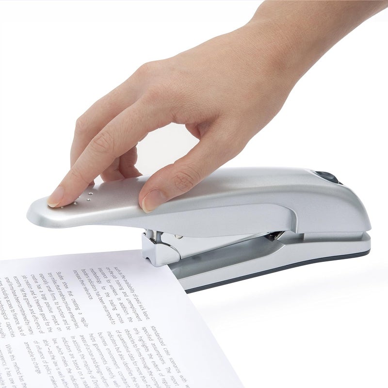 RAPESCO 0377 Zero-01L Full Strip Stapler, 50 Sheet Capacity, Silver General purpose design - Image 2