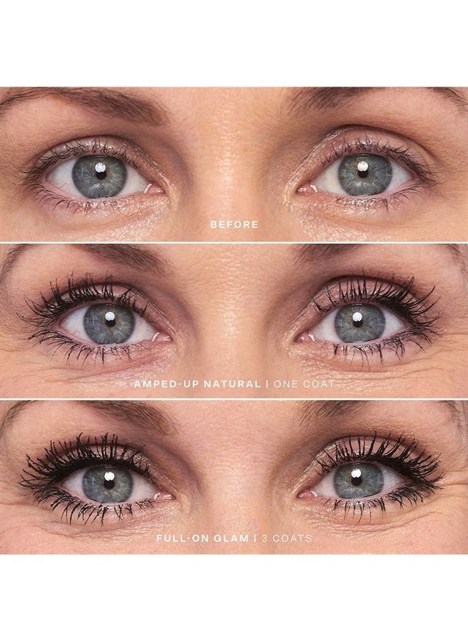 TOWER 28 - MakeWaves Vegan Mascara, JET Black | Lengthening and Volumizing Mascara | No Clumping, No Flaking | Lightweight, Buildable, for Sensitive Eyes - Image 1