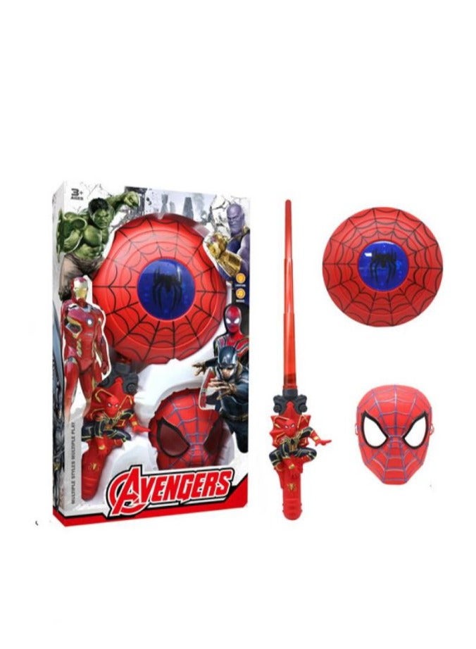 أفينجيرز طقم مكون من قناع و وسيف لشخصية سبايدرمان