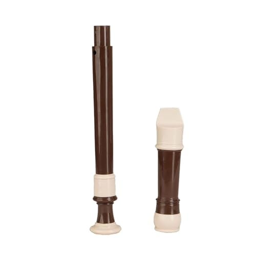 Kadence PRO-BRN Professional Soprano Recorder in C Scale | Baroque Fingering | 3-Piece ABS Design with Adjustable Thumb Rest | Includes Cleaning Rod & Synthetic Leather Pouch | Brown - Image 5