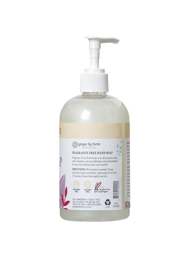 ginger lily farms Botanicals Allpurpose Liquid Hand Soap 100% Vegan & Crueltyfree Fragrancefree 12 Fl Oz - Image 4