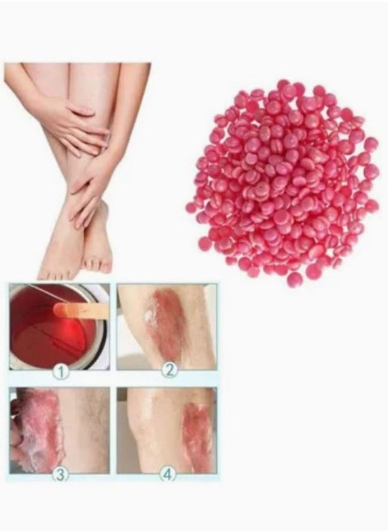 Konsung Beauty Pack Of 2 Hair Removal Hot Wax Beans  - Image 4