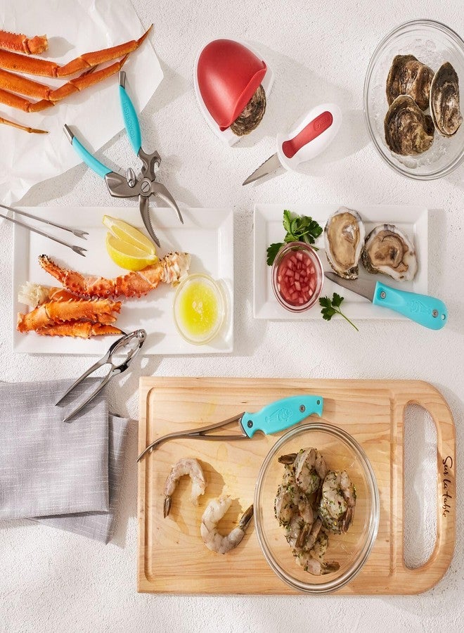 Sur La Table Seafood Kit, Set of 8, Silver - Image 3
