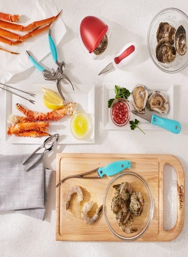 Sur La Table Seafood Kit, Set of 8, Silver - Image 4