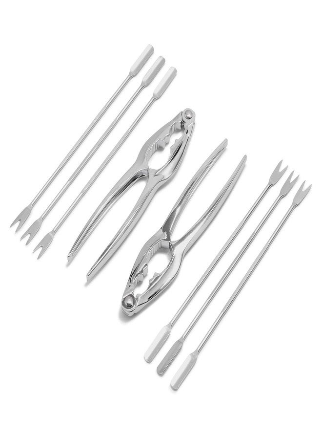 Sur La Table Seafood Kit, Set of 8, Silver - Image 2