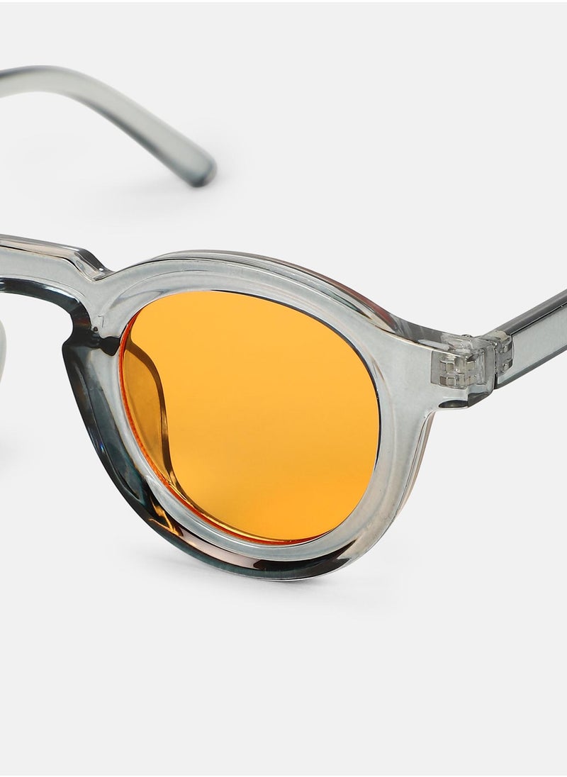 Polarized Full Rim Round Sunglasses For Women