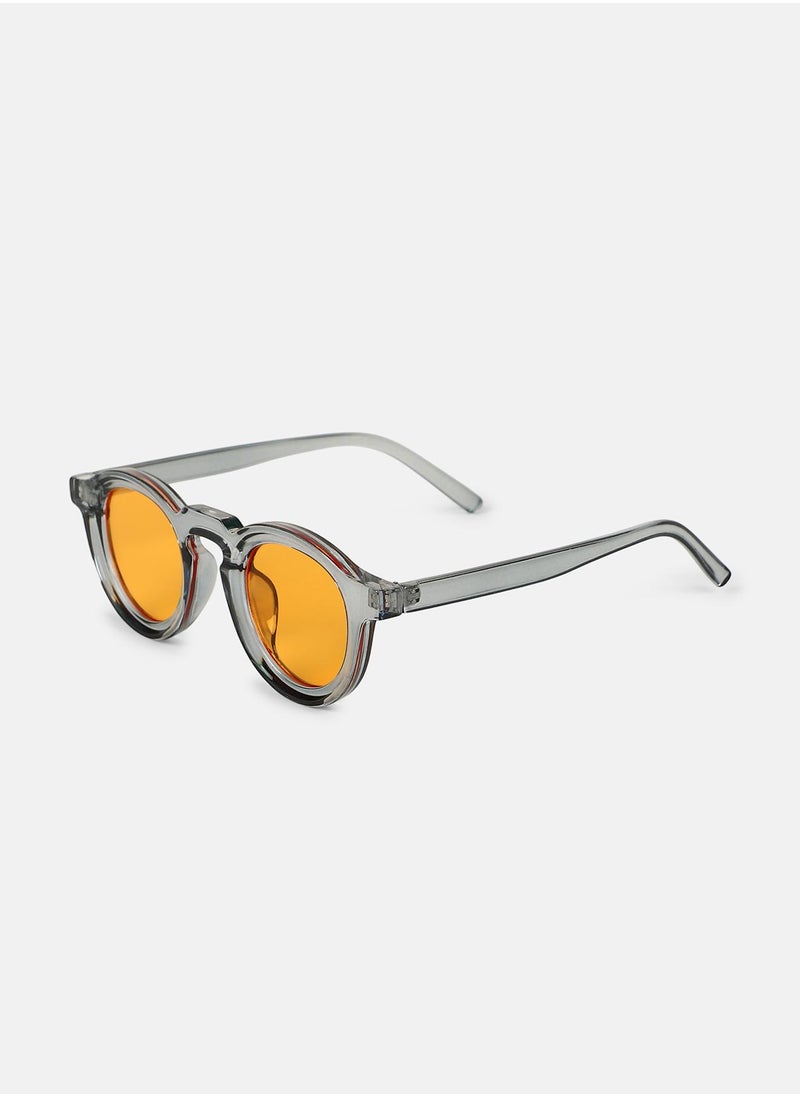 Haute Sauce Polarized Full Rim Round Sunglasses For Women  - Image 5