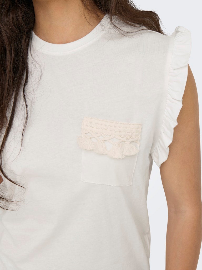 ONLY ONLFILIPPA LIFE S/S DETAIL POCKET TOPJRS - Image 2