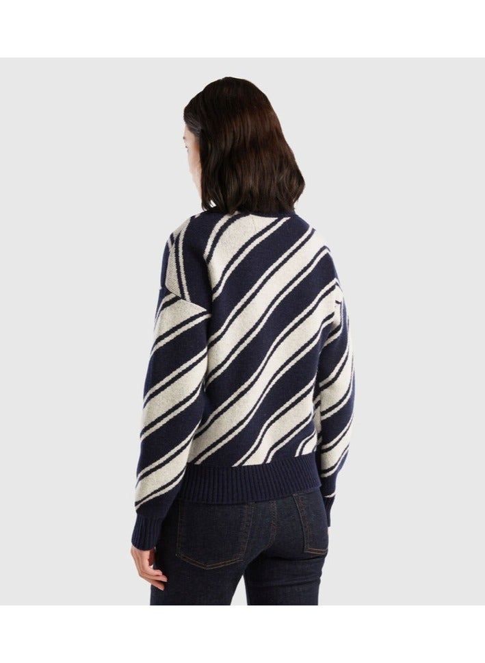 Benetton REGIMENTAL STRIPED SWEATSHIRT  - Image 3