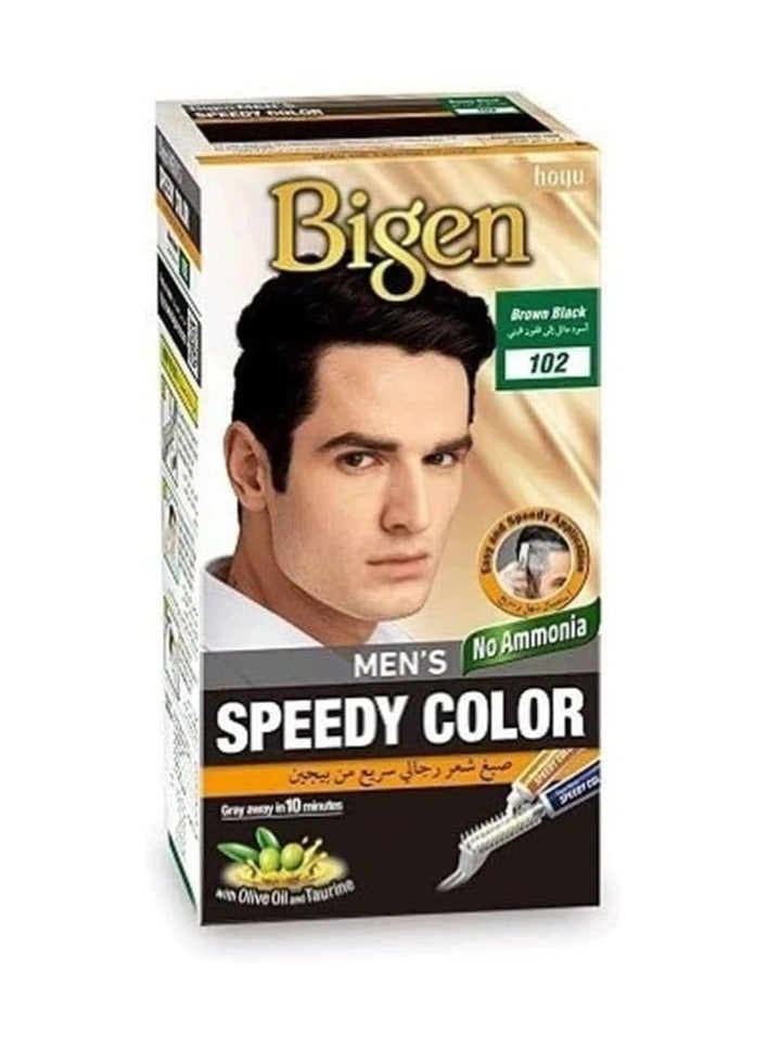 بايجن صبغة سريعة للرجال، بني أسود 102، 80 جرام