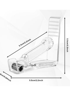 Excefore 20pcs Plastic Tablecloth Clips, Adjustable Tablecloth Clips Table Cloth Fixing Table Cloth Holder Clips Transparent Picnic Tablecloth Clamps for Indoor Outdoor  - Image 2