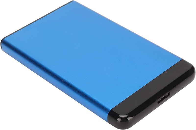 woobles Portable Hard Drive, Ultra Thin External Hard Drive 2.5 Inch for TV (160GB)-160GB Blue - Image 1