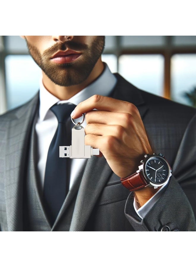 DUNISO USB Flash Drive for iPhone 256GB - iPhone USB Memory Stick with Type-C Connector for Android Laptops to Store Photos, Videos and Music Files - Image 2