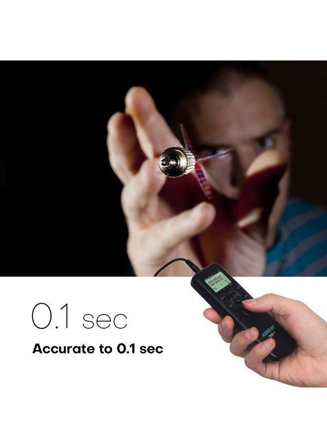 AODELAN - TRS-1 Camera Shutter Release Timer Remote Control for Nikon Z6, Z7, Coolpix P1000, D850, D810, D700, D3, D4, D5, D3100, D5000, D7200, D600, D610, D750, D3200, D3300 Replace MC-DC2,MC-36,MC-30A - Image 1