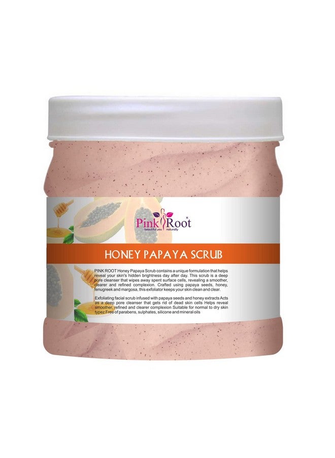 Pink Root Honey Papaya Scrub 500gm - Image 2