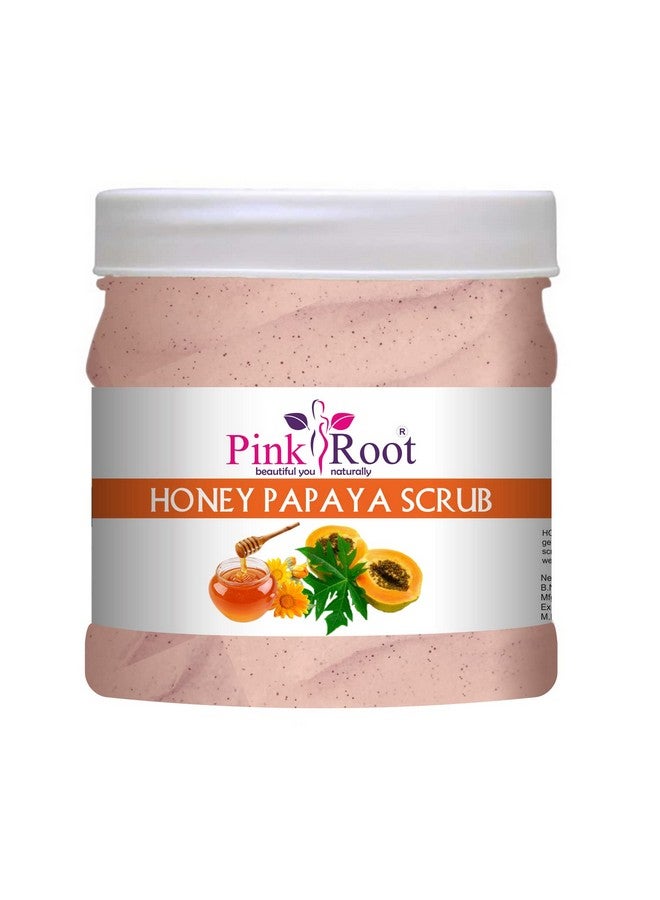 Pink Root Honey Papaya Scrub 500gm - Image 1