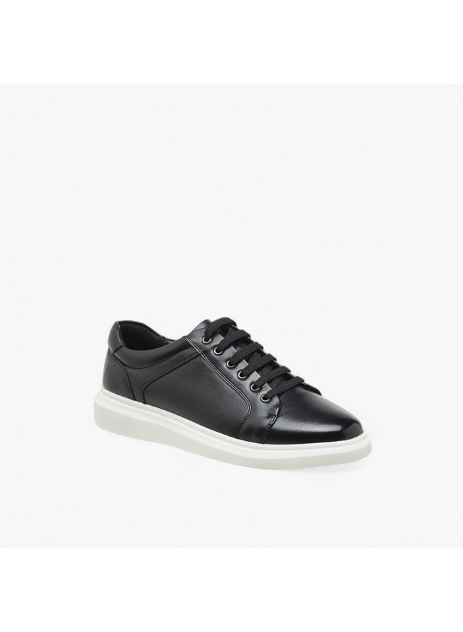 Lee Cooper Men's Panelled Sneakers with Lace-Up Closure  - Image 2