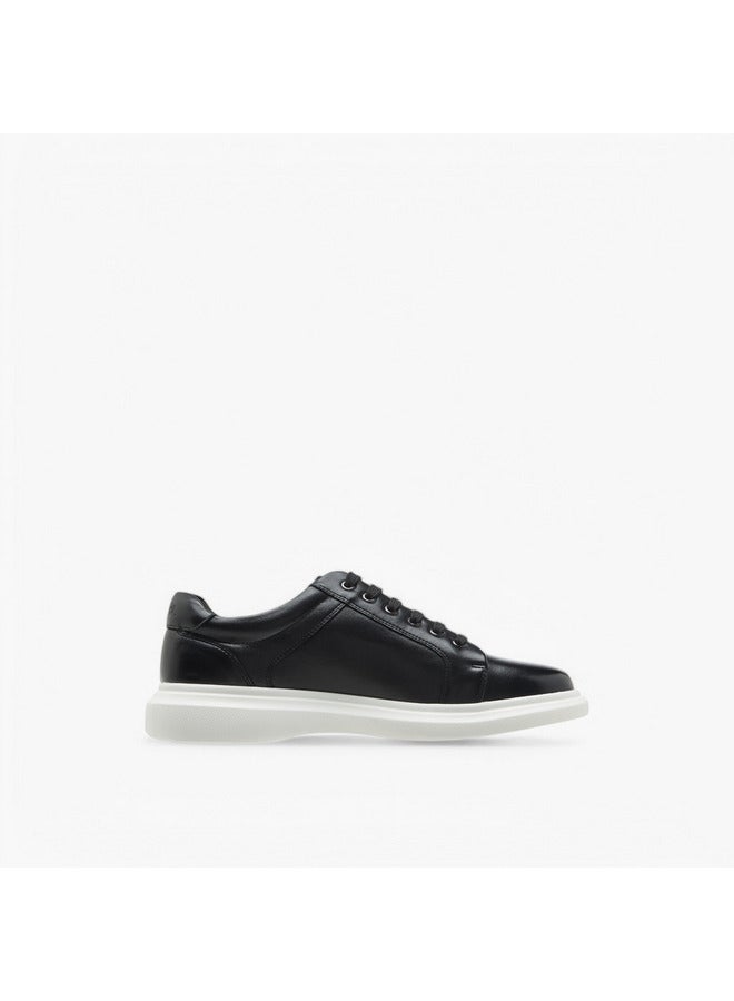 Lee Cooper Men's Panelled Sneakers with Lace-Up Closure  - Image 3
