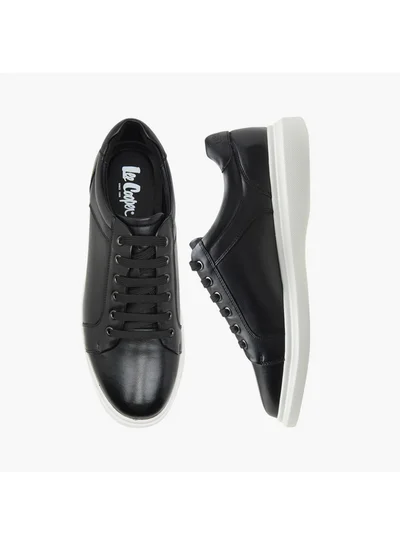 Lee Cooper Men's Panelled Sneakers with Lace-Up Closure