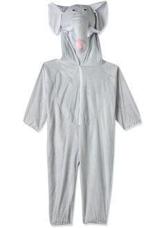 Brain Giggles Brain Giggles Elephant Animal Plush Costume Design Carnival Party Jumpsuit for Kids Boys and Girls Large  - Image 1