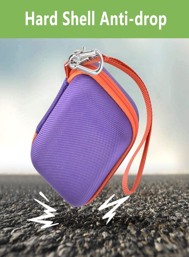 ألكوو حقيبة حمل متوافقة مع مكبر الصوت JBL Go 4 - مكبر صوت بلوتوث محمول بصوت احترافي، ومتوافقة أيضًا مع مكبرات الصوت اللاسلكية الصغيرة المقاومة للماء Go 3/Go3 Eco/Go2 - لون بنفسجي - Image 5