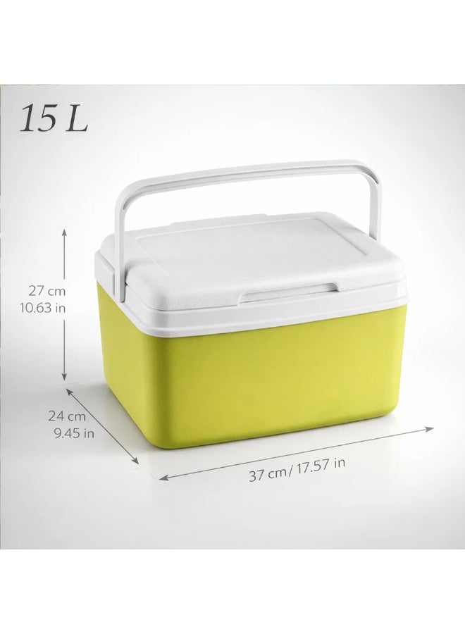 Manful 15L Insulated Cooler Box with Ice Packs – Portable Ice Chest for Camping, Picnic & Outdoor Travel, Leakproof Food & Beverage Storage Cooler - Image 5