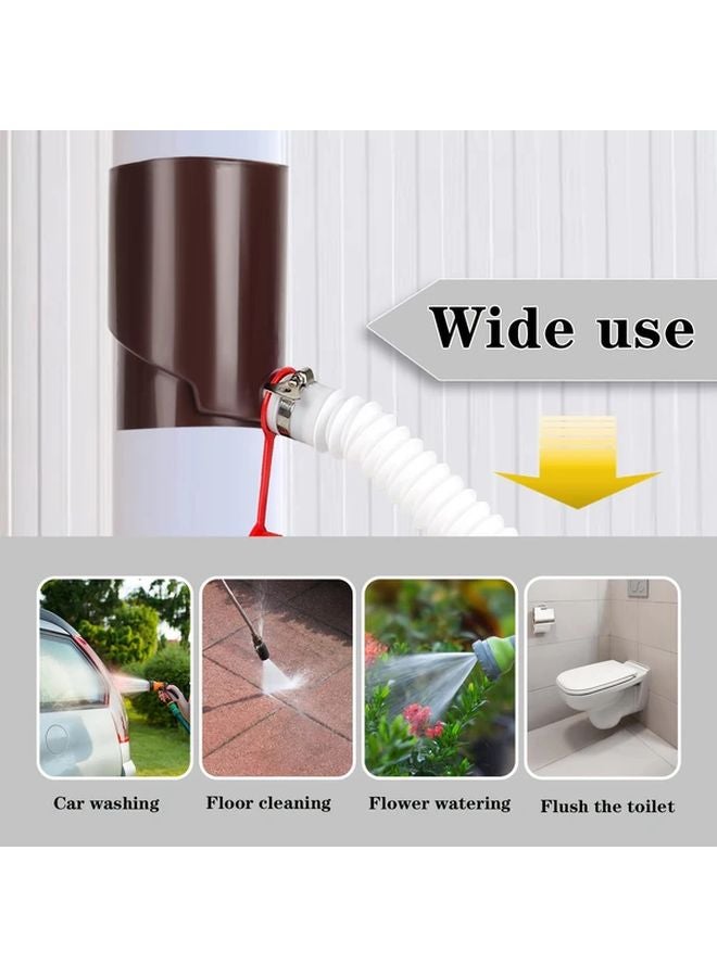 ملحق تحويل تصريف مياه الأمطار السوداء لجمع نظام تصريف أنابيب الحجم S - Image 5