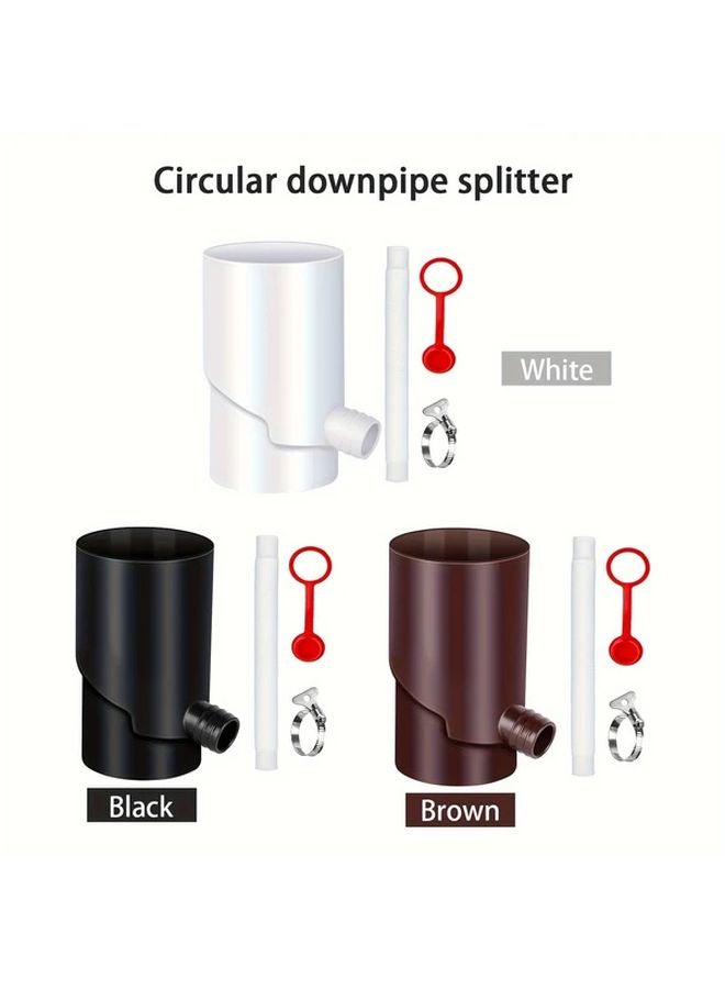 ملحق تحويل تصريف مياه الأمطار السوداء لجمع نظام تصريف أنابيب الحجم S - Image 3