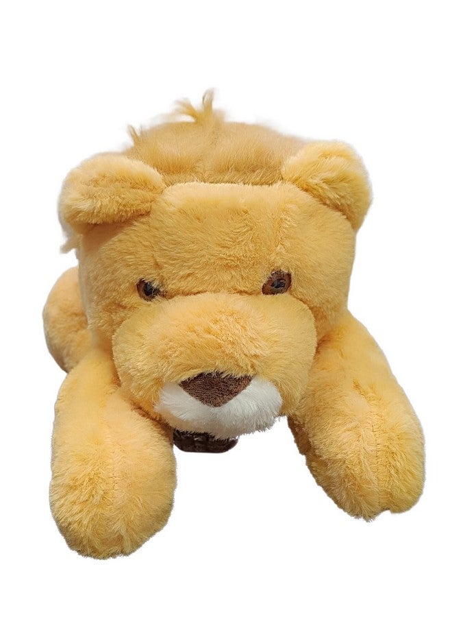 AVSHUB Lion Animal Plush Toy, Safe for Kids, Soft Toy for Girls and Boys, Soft Small Toys Playing Home Decoration Gift Size - 40 cm (Brown) - Image 1