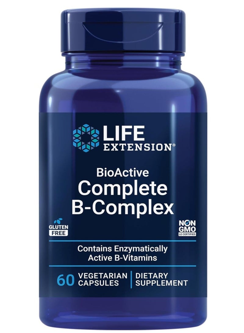 لايف إكستنشن Life Extension, مركب B الحيوي النشط، 60 كبسولة نباتية - Image 1