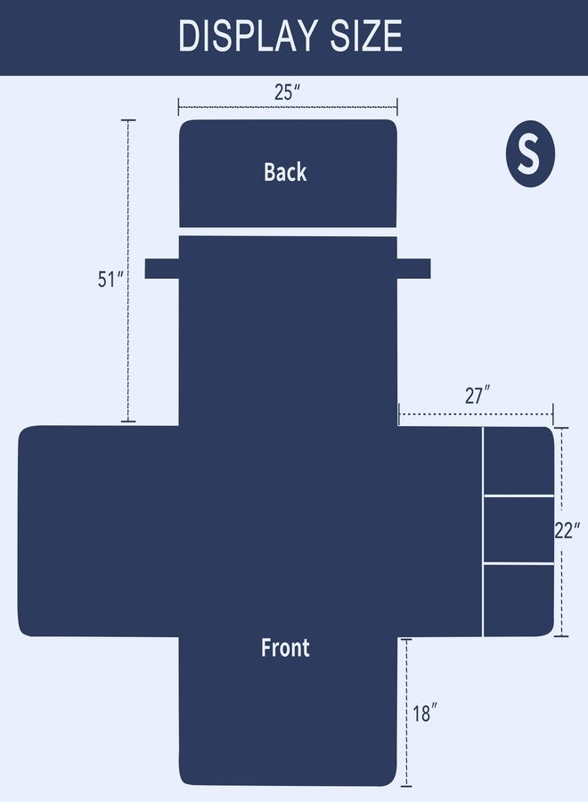 Ouka غطاء كرسي استرخاء للكلاب من أوكا، عرض المقعد يصل إلى 25 بوصة، غطاء قماش قابل للعكس لحماية الكراسي والأرائك الصغيرة مع أشرطة مطاطية، غطاء كرسي بذراعين مانع للانزلاق للحيوانات الأليفة والأطفال (صغير، لون قهوة داكن) - Image 3