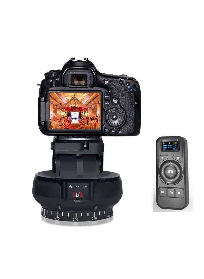 Mcoplus YT1200 Intelligent Rotation Remote Control Pan Tilt Head, Automatic Motorized Rotating Panoramic Head for Cameras/Smartphones (Limited Weight Under 1kg) - Image 1