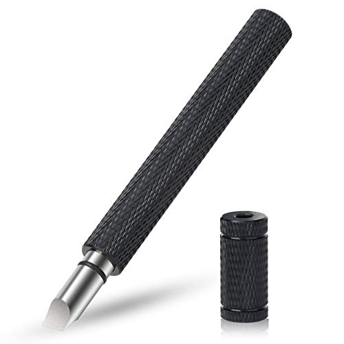 Bulex Golf Club Groove Sharpener, Re-Grooving Tool and Cleaner for Wedges & Irons - Generate Optimal Backspin - Suitable for U & V-Grooves, Black - Image 2